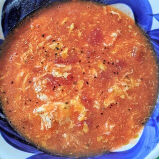 卵のトマトスープ